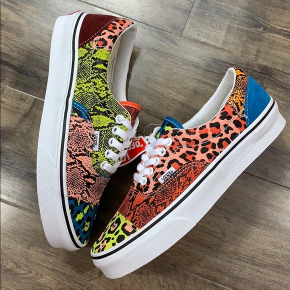 VANS ERA PATCHWORK LEOPARD/SNAKE women’s - Picture 13 of 16